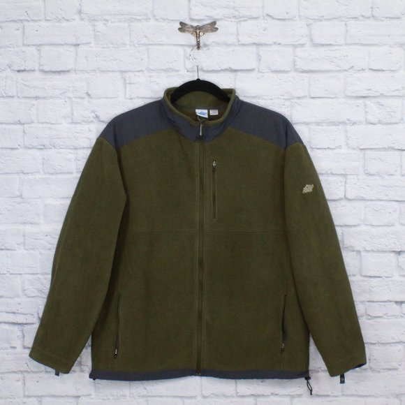 Eastern Mountain Sports Other - EMS Men's Green Full Zip Fleece Jacket Size XL